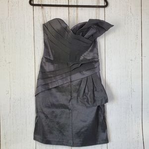 Romeo & Juliet Couture Strapless Cocktail Dress M